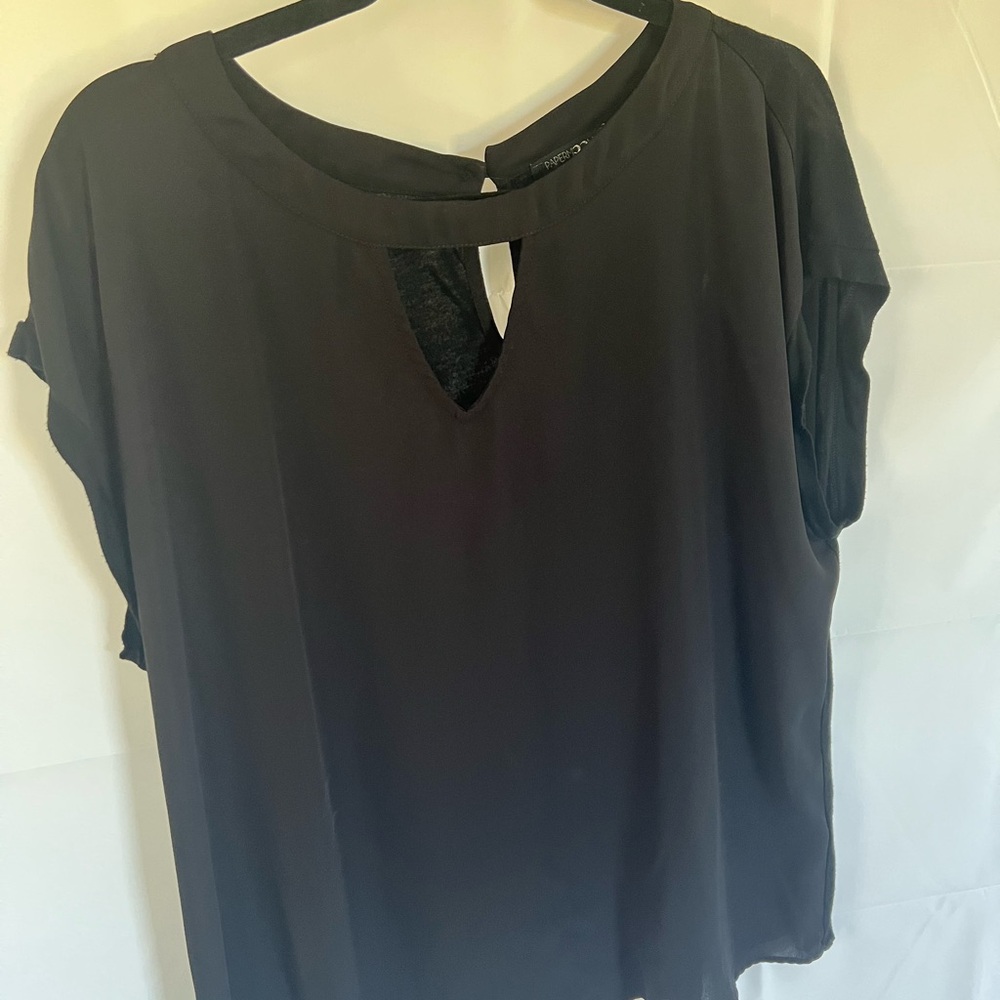 Papermoon Elegant Black Blouse